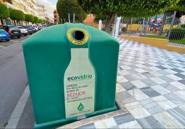 El reciclaje de vidrio en Berja aumenta un 21,68% en el último año