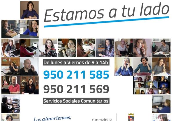 El área de Servicios Sociales de Diputación atiende más de mil llamadas