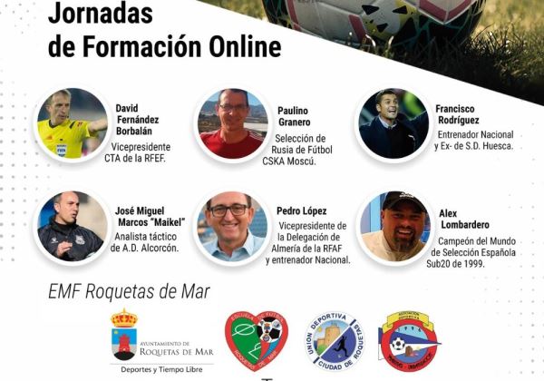 La Escuela de Fútbol de Roquetas prepara formación online