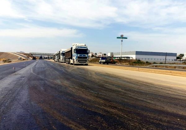 Las obras en la carretera de Vera a Garrucha genera cambios en el tráfico