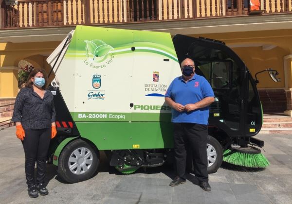 Diputación garantiza la limpieza viaria y desinfección de Gádor