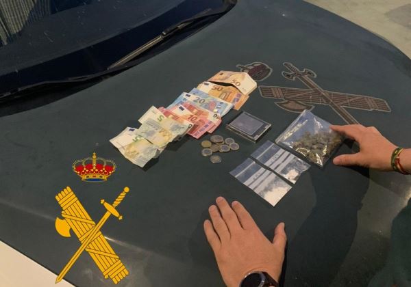 Detenido por un delito de tráfico de drogas en Tabernas