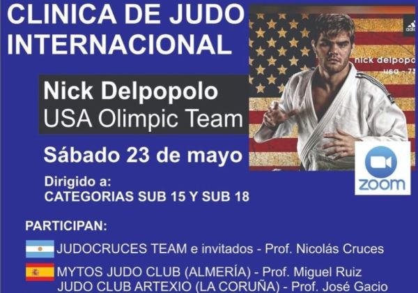 La EDM Judo Mytos organiza un entrenamiento online internacional