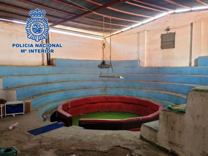 La Policía Nacional desmantela una gallera clandestina