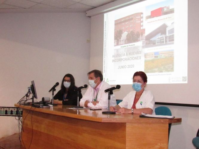 El Hospital de Poniente acoge a los profesionales que se incorporan este verano