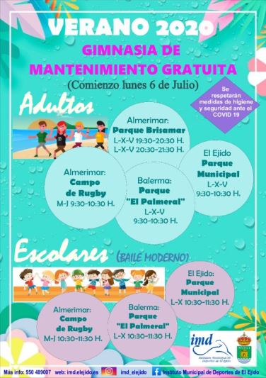 El IMD ofrece clases de 'Baile Moderno' para niños este verano