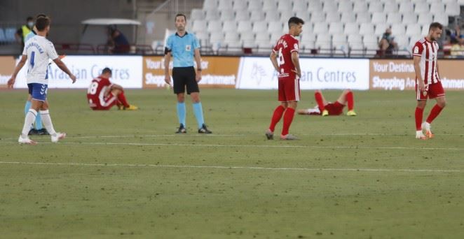 Derrota de la UD Almería en casa ante el Tenerife