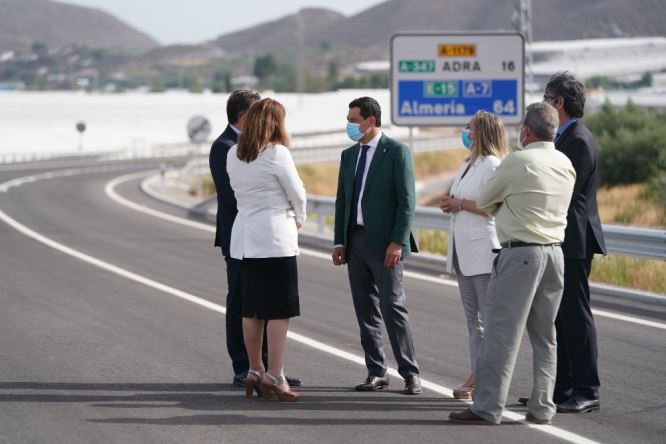Inaugurado el desdoble de la carretera A352 Vera-Garrucha y la variante sur de Berja