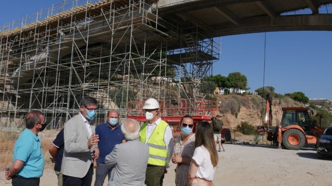 Las obras del puente de Puente del Río finalizarán en octubre