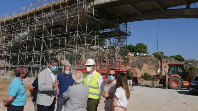 Las obras del puente de Puente del Río finalizarán en octubre