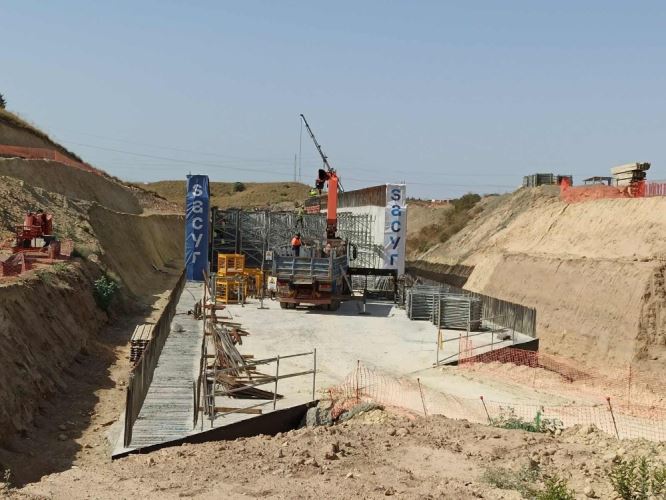 Adif AV avanza en las obras de la Línea de Alta Velocidad Almería-Murcia