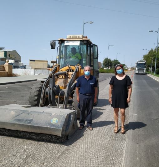 Finalizan las obras de mejora del firme del Bulevar Ciudad de Vícar