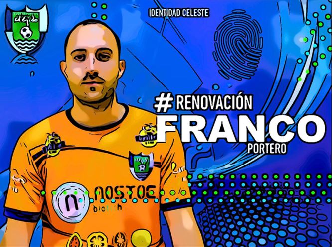 El CD El Ejido Futsal renueva al portero Franco y ficha al juvenil Sergio Román