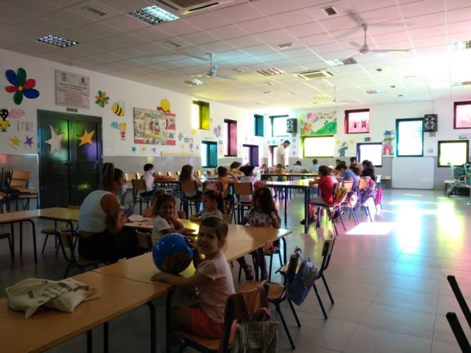 La Escuela de Verano del CEIP 'Blas Infante' afronta sus últimos días de actividades