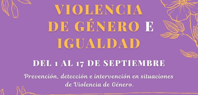 Vícar mantiene abierto el plazo de inscripción en el curso on line sobre violencia de género
