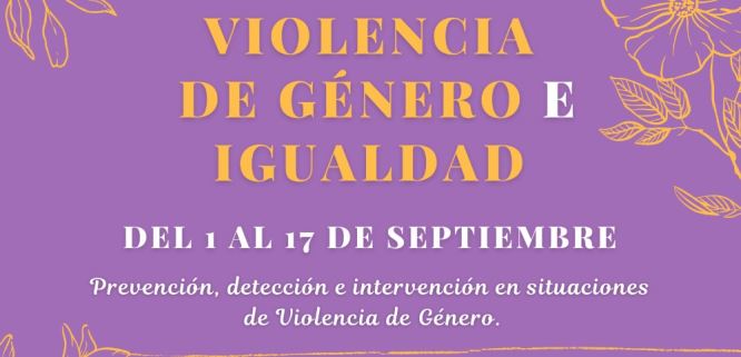 Vícar mantiene abierto el plazo de inscripción en el curso on line sobre violencia de género
