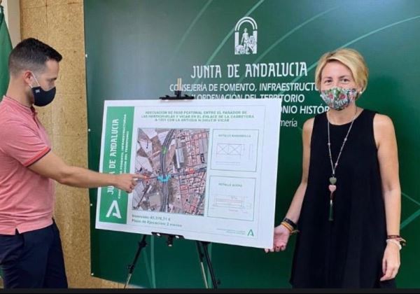 Fomento inicia las obras para mejorar la seguridad de los peatones entre Vícar y El Parador