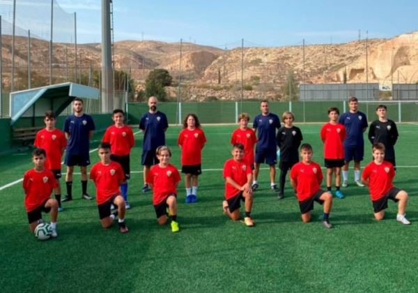 La totalidad de la Academia de la UD Almería pone en marcha la temporada 2020/2021