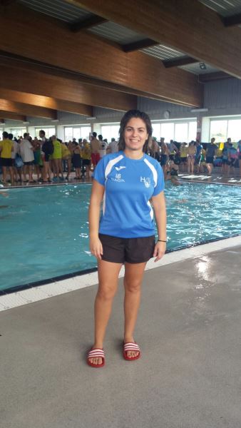 Gran actuación de la nadadora del club H2O Rocío Aguilera en el campeonato de Andalucía máster