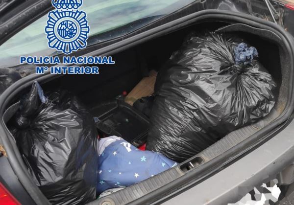 La Policía Nacional en El Ejido intercepta un transporte de droga en la A-7