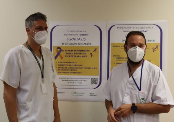 El Hospital de Poniente organiza un taller virtual sobre la psoriasis