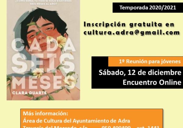 Adra prepara el inicio del Club de Lectura Juvenil para comienzos de diciembre