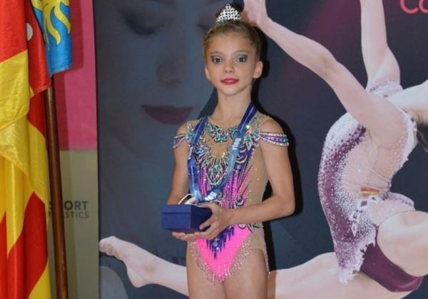 La gimnasta infantil roquetera Itziar Giménez, medalla de plata nacional de Gimnasia Rítmica