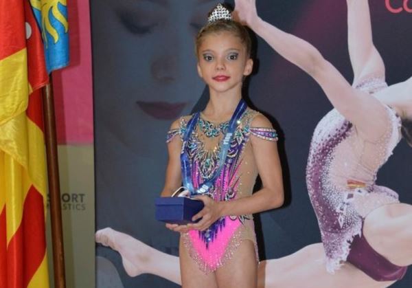 La gimnasta infantil roquetera Itziar Giménez, medalla de plata nacional de Gimnasia Rítmica