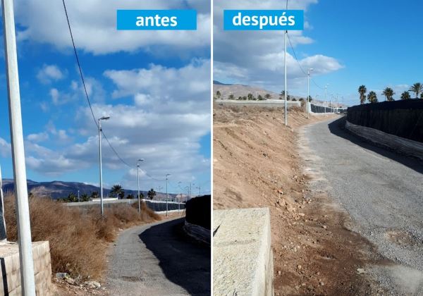 Roquetas de Mar continúa con las labores de limpieza en los caminos rurales