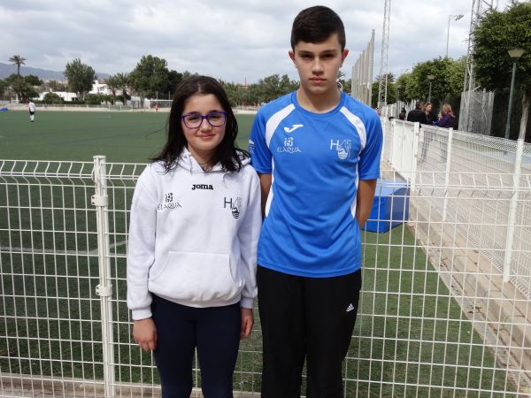 Carmen Guerrero y Alexander Gómez del club H2O, convocados con la selección andaluza