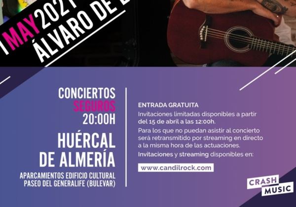 Lérica y Álvaro de Luna actuarán los días 30 de abril y 1 de mayo junto al Teatro Multiusos de Huércal
