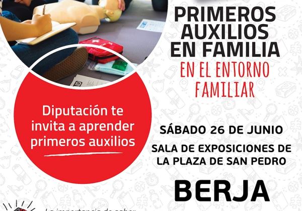 Diputación y Ayuntamiento de Berja organizan un taller de primeros auxilios en familia