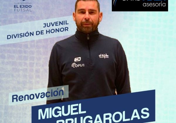 El técnico Miguel Brugarolas continuará al frente del Juvenil División de Honor