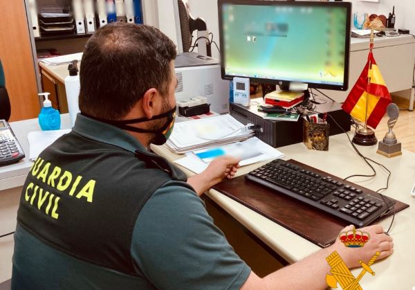 La Guardia Civil detiene a una persona por simular un delito en Albox