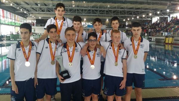 La selección andaluza alevín de natación se proclama campeona de España con chicos del Club H2O