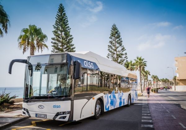 Alsa realizará en Roquetas de Mar una prueba piloto con un autobús eléctrico en una línea urbana