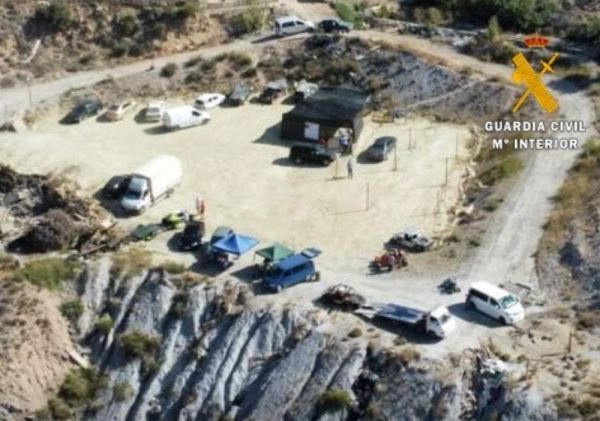 La Guardia Civil evita la celebración de una carrera de prototipos a motor en zona de influencia forestal