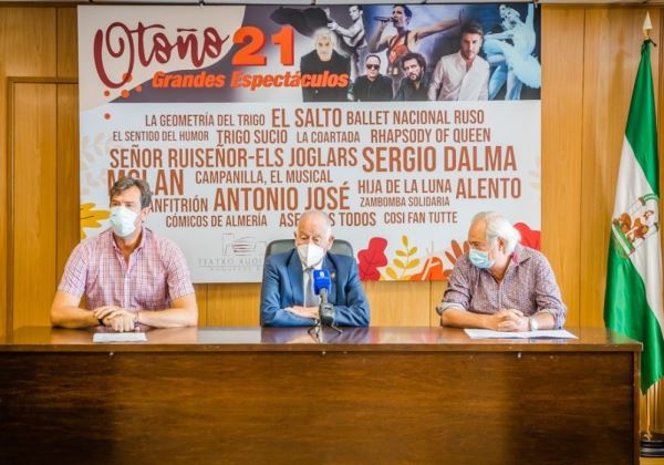 Sergio Dalma, Antonio José y Alento, platos fuertes de este otoño en el Teatro Auditorio de Roquetas de Mar