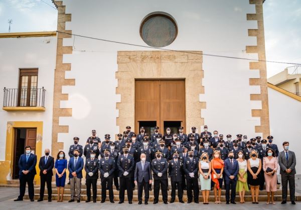 La Policía Local de Roquetas de Mar celebra su festividad reconociendo la labor del cuerpo durante la pandemia