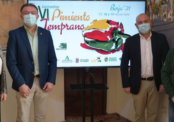 Diputación y el ayuntamiento de Berja reúnen al sector agrícola en las VI Jornadas del Pimiento Temprano