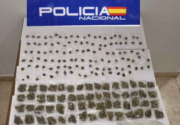 La Policía Nacional detiene nuevamente en Almería al encargado de una asociación de cannabis clausurada en año 2020