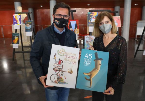 El cartel del 45º Festival del Teatro de El Ejido lucirá este año un diseño que refleja las distintas disciplinas que confluyen en las artes escénicas