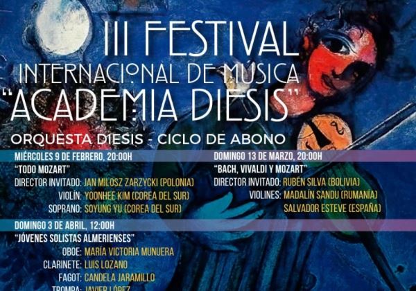 La Academia Diesis presenta el III Festival Internacional  de Música “Academia Diesis”