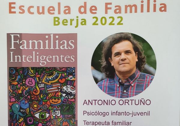  La Escuela de Familia de Berja tratará las normas y límites a los hijos con Antonio Ortuño el miércoles 23 de marzo