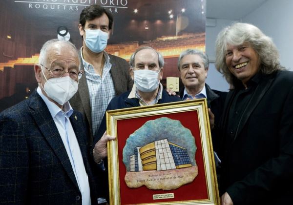 José Mercé, butaca de honor en el Teatro Auditorio de Roquetas de Mar