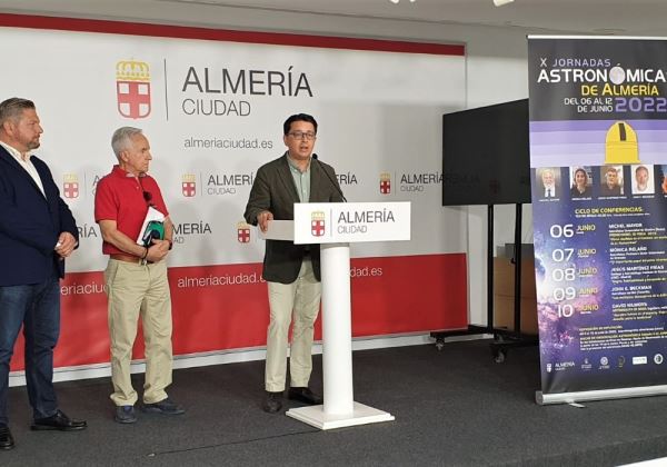 Las Jornadas Astronómicas de Almería celebrarán su décimo aniversario del 6 al 12 de junio