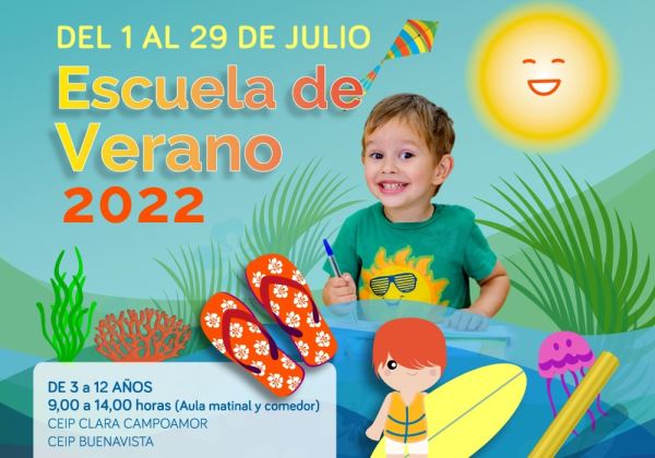 Huércal de Almería pone en marcha una nueva edición de la Escuela de Verano para ayudar a la conciliación familiar y laboral en julio