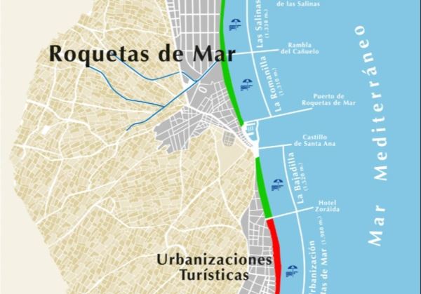 El Ayuntamiento de Roquetas de Mar recuerda el uso de las barbacoas en las playas del término municipal