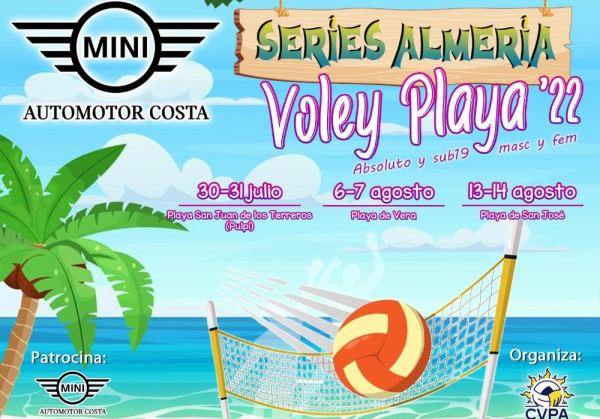 Regresa a la provincia de Almería el ‘MINI Series Costa de Almeria de Voley Playa’