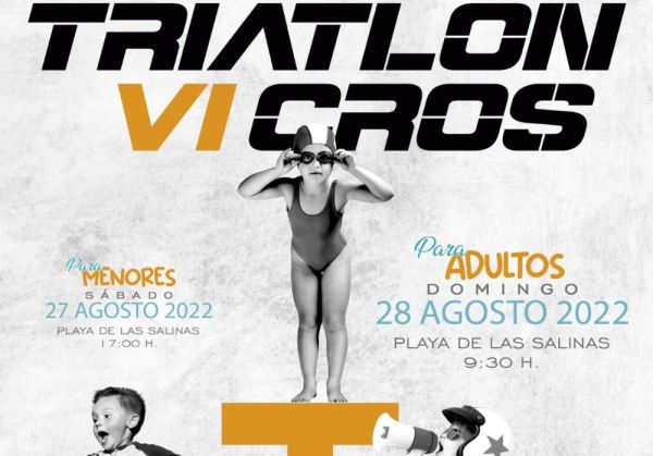 Roquetas de Mar celebra este fin de semana el   triatlón cros de menores el sábado y el VI Triatlón Cros “Ciudad de Roquetas”